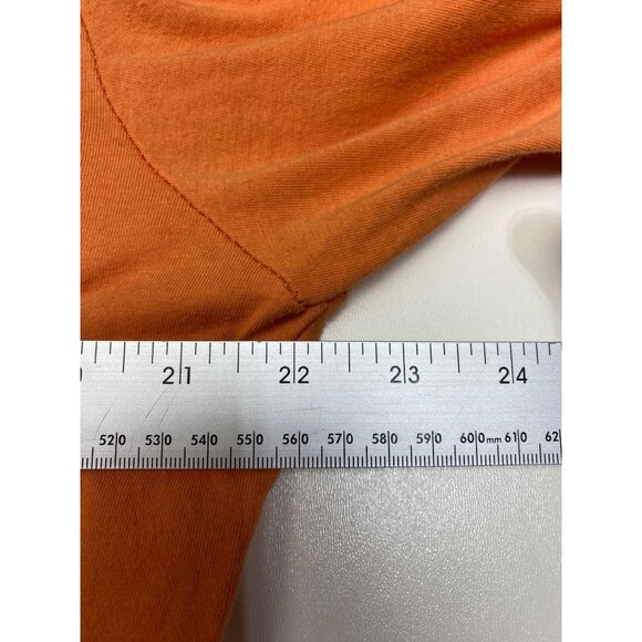 Guy Harvey Mens L Orange Fishing Graphic T-Shirt 100% Cotton - Picture 8 of 8